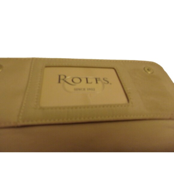 Rolfs Red Leather Clutch Wallet  7.25 X 4.25 Vintage - Picture 5 of 5